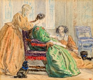 Die Toilette von John Everett Millais