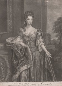 Schönheiten von Hampton Court: Die ehrenwerte Mary, Gräfin von Dorset von John Faber the younger