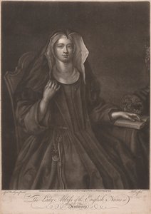 Die Dame Howard Äbtissin der englischen Nonnen in Antwerpen von John Faber the younger