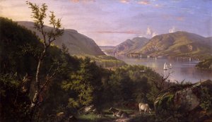 Ansicht der Highlands von West Point, 1862 von John Ferguson Weir