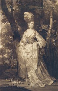 Elizabeth, Herzogin von Hamilton, Brandon und Argyll, nach C. Read, 1770