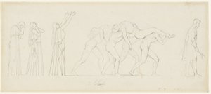 Sieben Häuptlinge gegen Theben von John Flaxman