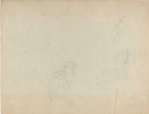 Blatt mit Studien (recto und verso)