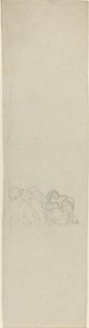Zwei zusammengedrängte Figuren von John Flaxman