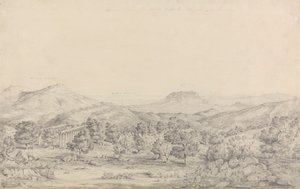 Gesamtansicht des Tempels des Apollo Epicurius in Bassai, Phigalea