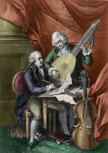 Wolfgang Amadeus Mozart und Franz Joseph Haydn