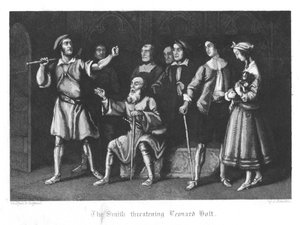 Illustration für Die Pest von London (1665) für William Harrison Ainsworths Old Saint Paul