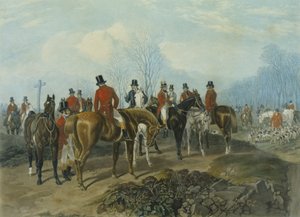 Das Treffen, graviert von Huffman und Mackrill von John Frederick Herring Snr
