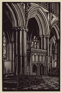 Ely Cathedral: Im Presbyterium von John Frederick Greenwood