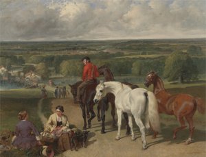 Übung der königlichen Pferde, 1847-55 von John Frederick Herring Senior