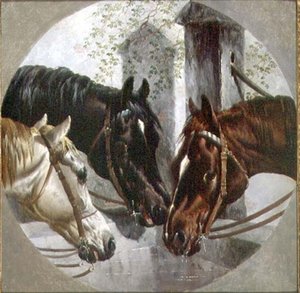 Die drei Freunde von John Frederick Herring Senior