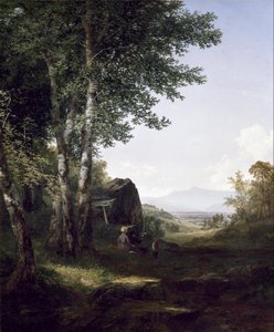 Fernsicht auf den Mansfield Mountain, Vermont von John Frederick Kensett