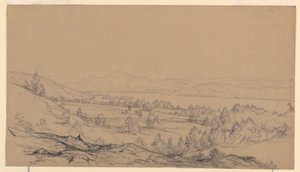 Lake George, New York, Blick nach Nordosten, 1850–65 von John Frederick Kensett