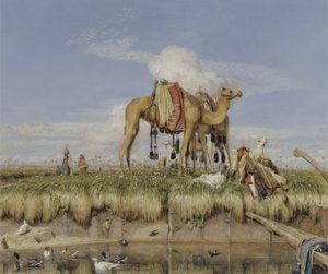 Am Ufer des Nils, Oberägypten von John Frederick Lewis