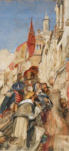 Studie für die Proklamation von Don Carlos, 1834-1838 von John Frederick Lewis