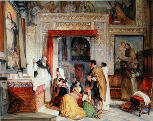 Die Sakristei der Kathedrale von Toledo von John Frederick Lewis