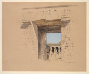 Der Tempel von Edfu: Die Tür des Pylons