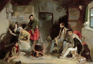 Highland-Interieur, nach Sir Edwin Landseer (1802-73)