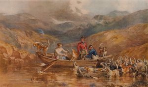 Die Highland-Fähre, 1857, 1938 von John Frederick Tayler