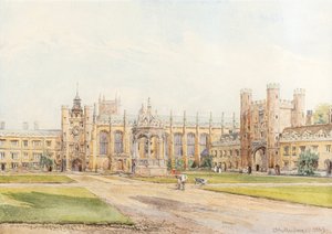 Großer Hof, Trinity College von John Fulleylove