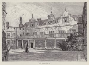 Knole House, Der Steinhof von John Fulleylove