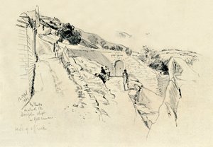 Auf dem Ölberg, wo die Jünger während der Agonie im Garten schliefen, 1902