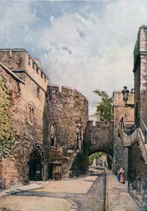 Der Blutige Turm und das Juwelenhaus (Wakefield Tower), Blick nach Osten von John Fulleylove