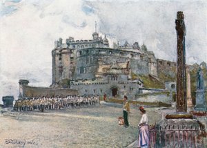 Das Schloss von der Esplanade von John Fulleylove