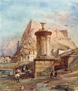 Das Choragische Denkmal des Lysikrates von John Fulleylove