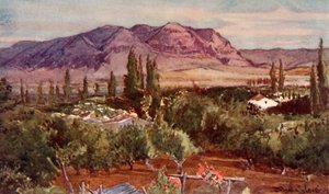 Der Berg der Versuchung von Jericho, 1902 von John Fulleylove