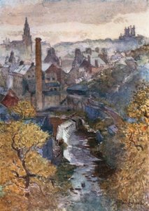 Das Wasser von Leith von der Dean Bridge von John Fulleylove