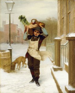 Lieferjunge, 1863 von John George Brown