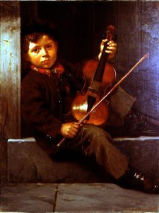Der Junge Geiger von John George Brown