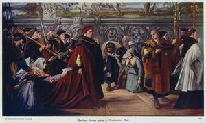 Kardinal Wolsey geht zur Westminster Hall
