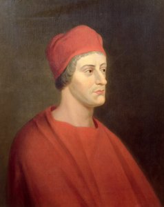 Porträt des Schauspielers Henry Harris als Wolsey aus William Shakespeares Henry VIII, 1662