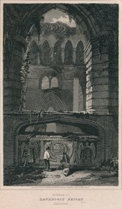 Innenraum der Lanercost Priory, Cumberland, 1814