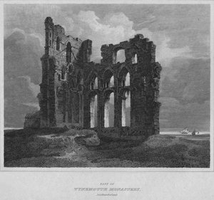 Teil des Tynemouth-Klosters, Northumberland