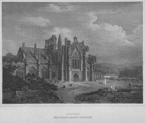 Südfront - Melrose Abbey Church