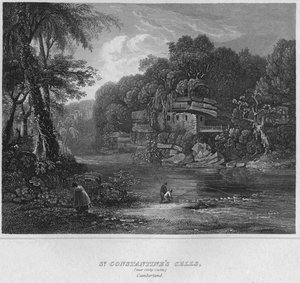 St. Constantines Zellen, in der Nähe von Colby Castle. Cumberland, 1814 von John Greig