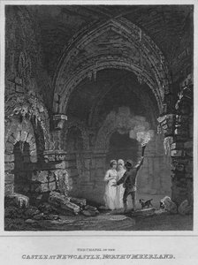 Die Kapelle im Schloss von Newcastle, Northumberland, 1814
