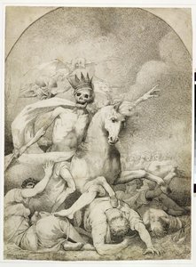 Der Tod auf einem fahlen Pferd von John Hamilton Mortimer