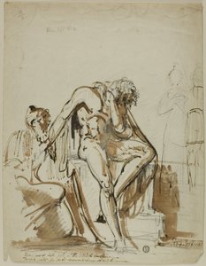 Männlicher Akt und andere Figuren