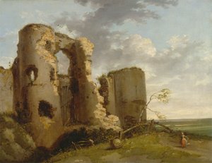 Westtor von Pevensey Castle, Sussex