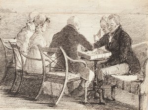 Backgammon, 1808 von John Harden