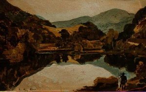Brathay River bei Hawkshead, Cumbria von John Harden