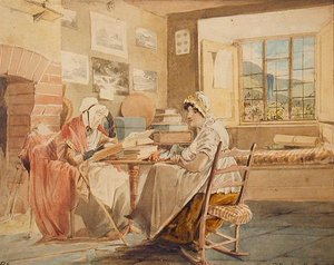 Innenraum, Brathay Hall von John Harden