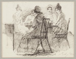 Sitzende Gruppe, 1808 von John Harden