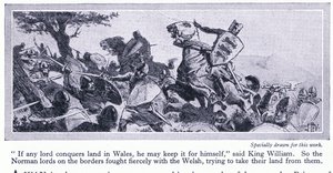 Wenn ein Lord Land in Wales erobert, darf er es für sich behalten, sagte König Wilhelm, ca. 1950