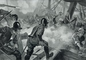 Die Schlacht von Lepanto von John Harris Valda