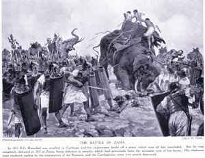 Die Schlacht von Zama 203 v. Chr. von John Harris Valda